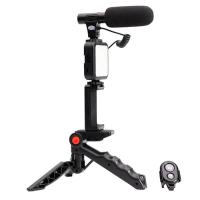 Savage Mobile Vlogging Kit with Microphone, Light and Adaptable Stand image 2