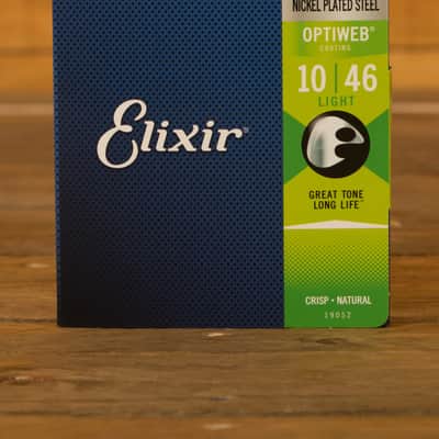 Elixir Optiweb Coated Nickel Plated Steel Electric Guitar Strings - 10-46 image 3