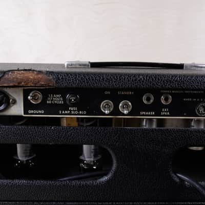 Fender Black Panel Bandmaster 40-Watt 2-Channel Guitar Amp Head 1967 image 7