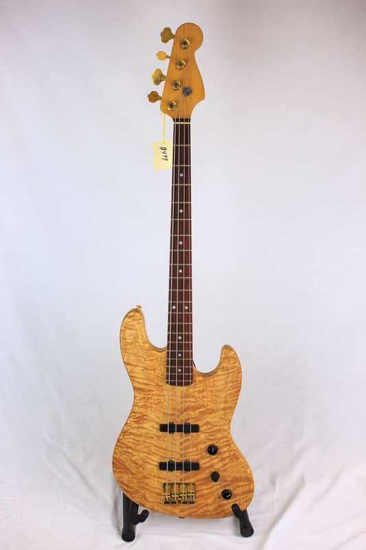 Warmoth Jazz Bass Natural image 1