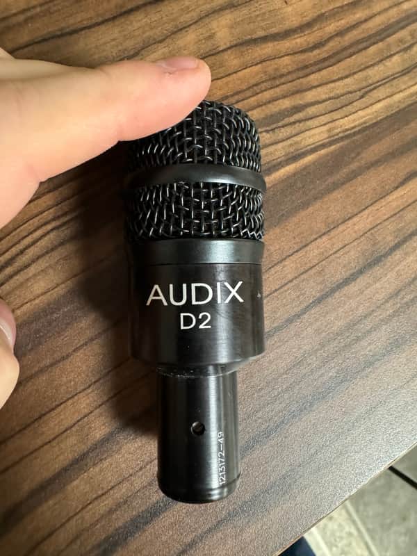 Audix D2 Hypercardioid Dynamic Drum / Instrument Microphone 2010s - Black image 1