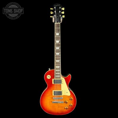 Used 2000 Epiphone Les Paul MIK w/EMGs Cherry Sunburst w/case TSU25190 image 2