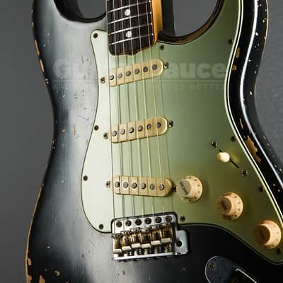 Fender Custom Shop Masterbuilt Jason Smith Stratocaster Landau 68 Relic 2020 - Black (COD 2257UG) image 8