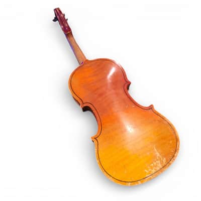 Vintage 1975 Soviet Student Violin 1/8 Moscow Cold War Era with 3 Old Bows & Original Cloth Bag imagen 4