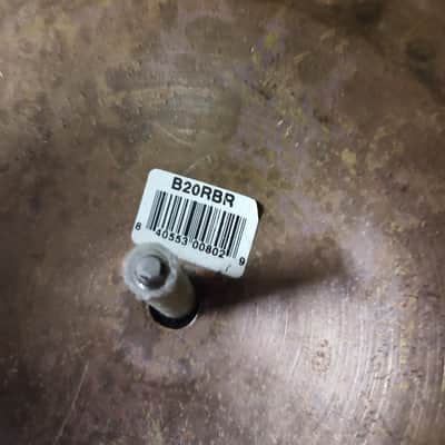 Meinl 20" Byzance Dark Raw Bell Ride 2004 - Present - Un-Lathed image 6