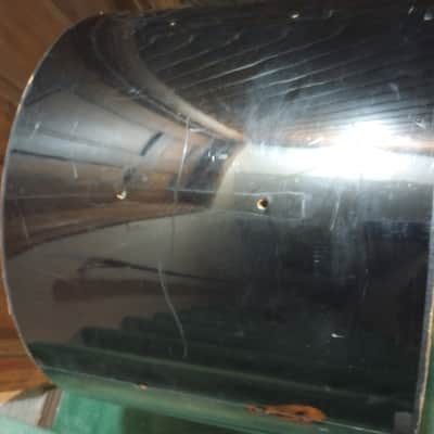 Premier 22"(diameter)x16"(depth) Bass Drum Shell 1980's - Black Wrap image 6