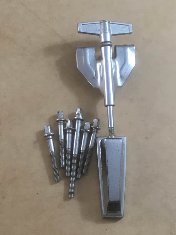 Vintage Rare Japan Tama Bass Drum Percussion Parts Lugs Tension Rods MIJ? Screws image 1