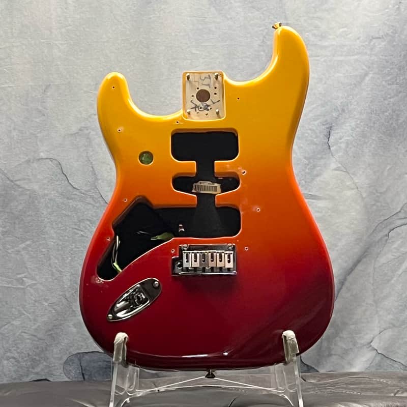 Fender Player Plus Left-Handed Lefty Stratocaster Body Tequila Sunrise with Hardware image 1