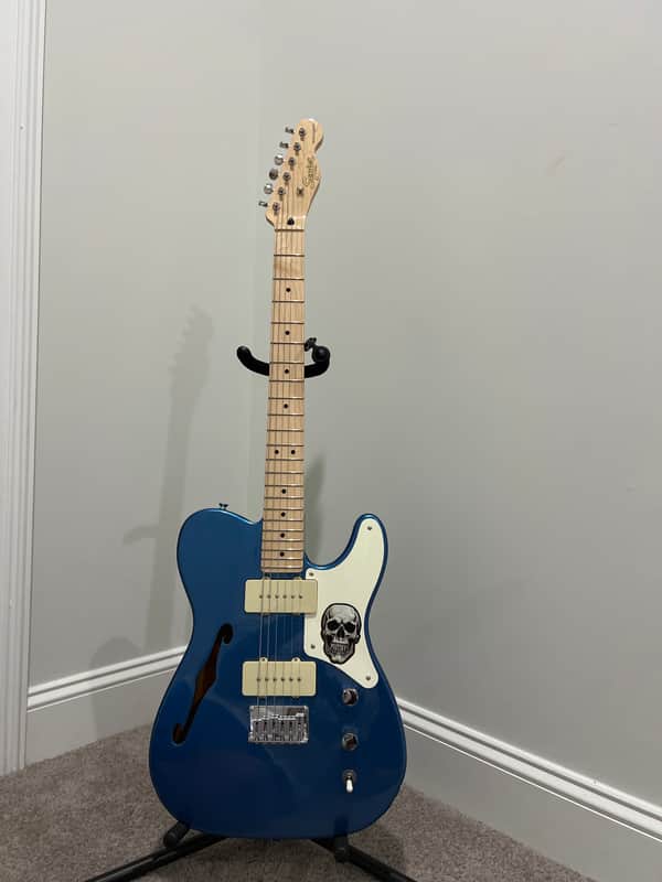 Squier Paranormal Cabronita Telecaster Thinline 2021 - Present - Lake Placid Blue image 1