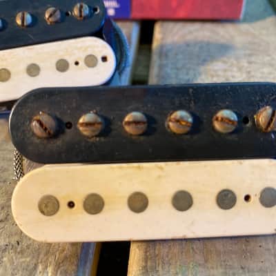 General Vintage Tone 1959 PAF Humbucker set Butyrate Zebra les Paul holy grail hand wound aged set image 4