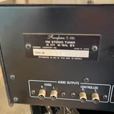Accuphase T-101 stereo tuner 1970’s image 9