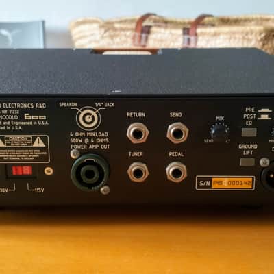 Epifani Piccolo 600 - Lightweight Bass Amplifier Head (600W @ 4 Ohm) image 3