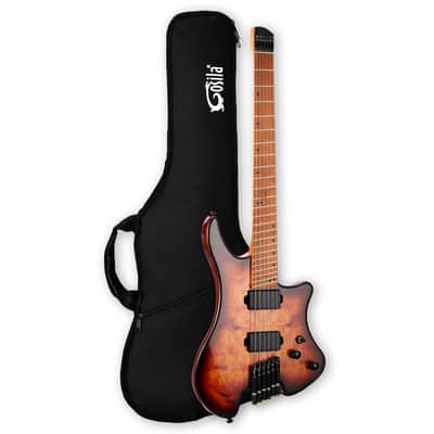Hamer Californian 27 Fret Neck Natural Body Slammer Series W case