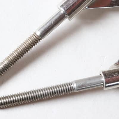 Ludwig Bass Drum Tuning Rod and Claw, Nickel Finish - 1950's image 3