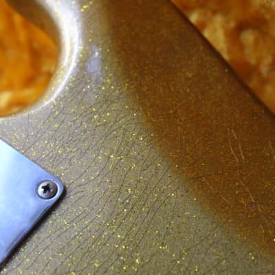 GVT "Double Cut Custom Special 1956 Gold Glitter Sparkle (Nitro Finish, Maple Neck)" HARDCASE,3, 41 KG image 19