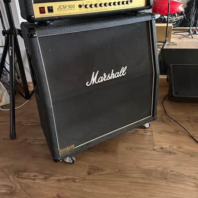 Marshall JCM 900 Model 4100 Hi Gain Dual Reverb 2-Channel 100-Watt Guitar Amp Head 1996 - Black (SOLD AS COMBO WITH CAB) image 2