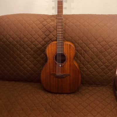 Lag TRAVEL-KAE Travel Series Massive Khaya Top & Neck 6-String Acoustic-Electric Guitar w/Soft Case image 2