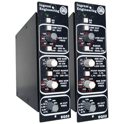 Ingram Engineering EQ52 500-Series Equalizers (Stereo Pair) image 1