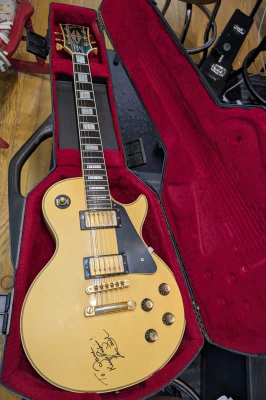 Gibson Les Paul Custom 1978 Electric Guitar Signed by Les Paul image 1