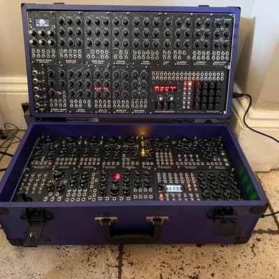 Erica Synths Techno System and Black System 3 in purpose built carry case image 2