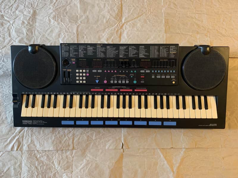 Yamaha PSS-790 1990 VGC 61key AWM FM Synth Stereo Speakers MIDI Sequencer Vector Dial image 1