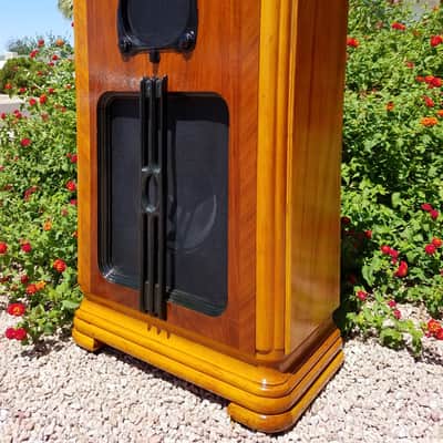 Zenith 6-S-256 Antique Radio Custom Guitar Amp Cabinet + Celestion G12S-50 speaker image 2