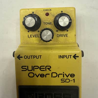 Boss Roland SD-1 Super Overdrive Vintage Guitar Effect Pedal MIJ Japan image 2