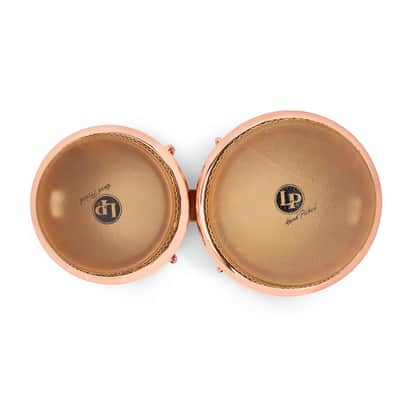 Latin Percussion Limited Cherry Bongos - 7.25" & 8.625" Natural Rawhide Heads image 6