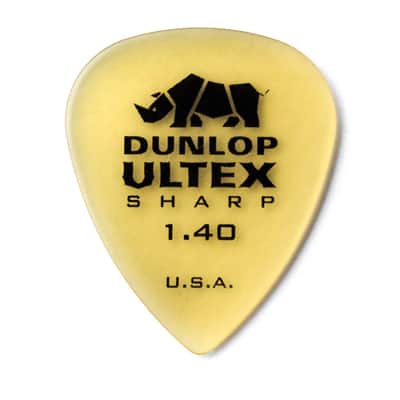 Dunlop 433P140 Ultex Sharp 1.40mm Guitar Picks (6-Pack) image 1