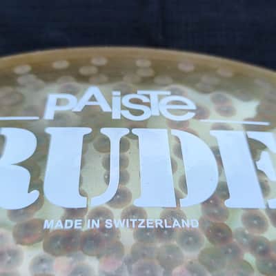 Paiste 16" RUDE Thin Crash Cymbal 1999 - Present - Raw image 5