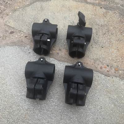 4 Roland UNBREAKABLE V Drum Rack Clamp Arm Bar Mounts T Clamps 1.5" image 2