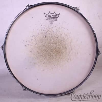 *Slingerland 12x8" White Gloss Wrap Tom Drum Chrome Stick-Saver Rims Vintage 70s image 7