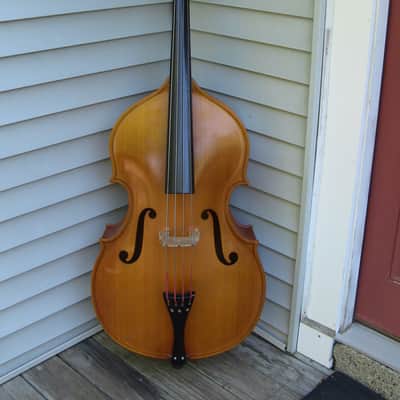 Engelhardt M3 1/4 size laminated upright bass USA 1991 with bag image 1