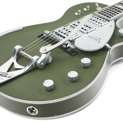 Gretsch Custom Shop G6134 CS Olive Drab Penguin Masterbuilt Stephen Stern 2020 image 11