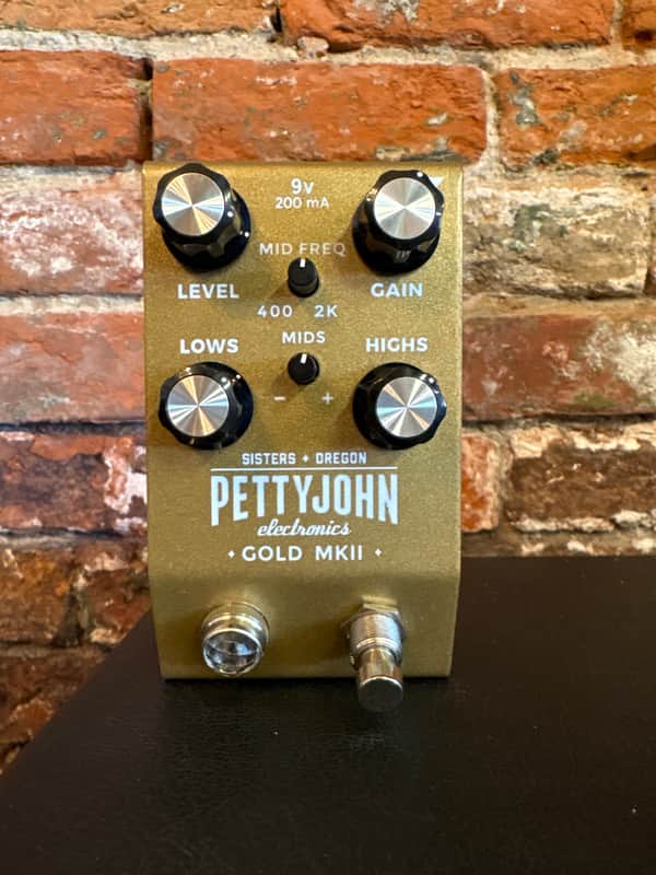 Pettyjohn Electronics Gold Overdrive Mk II 2010s - Gold image 1