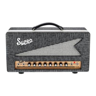 Supro 1696RTH Black Magick Reverb 25-Watt Guitar Amp Head - Black Rhino image 9