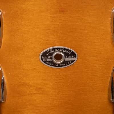 1970s Slingerland "New Rock" Maple Wood Drum Set image 15