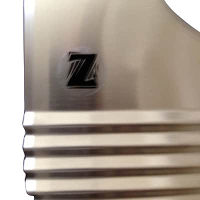 Key of Z Rubboards Standard 22 Gauge Zydeco Washboard  Silver / Stainless Steel image 3