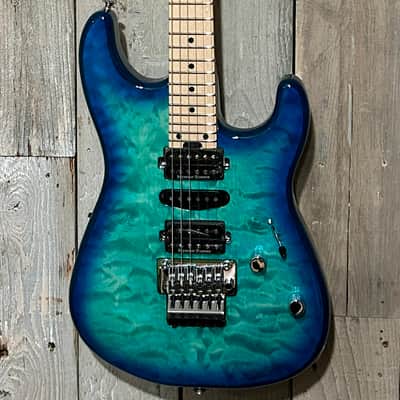 NEW Charvel MJ San Dimas Style 1 HSH FR M QM  Caribbean Burst , Support Small Business This is a Package Bundle, Best Deal On the Planet ! image 2