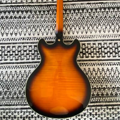 D'Angelico Excel EX-DC Semi-Hollow with Stop-Bar Tailpiece 2010s - Vintage Sunburst image 8
