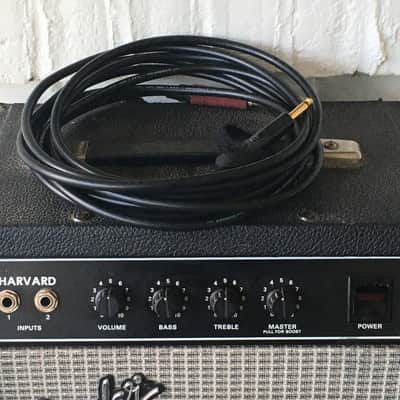 Fender Musical Instruments “Harvard” 1981 Black Tolex Combo Amp Rivera Designed Tone Machine Relic RARE image 3