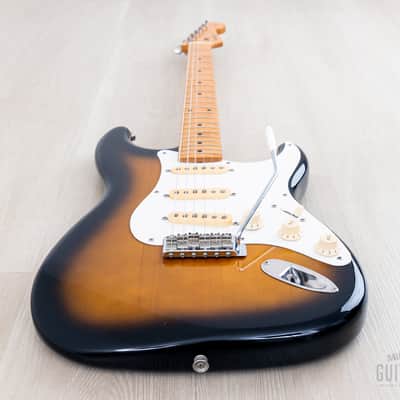 1986 Fender Stratocaster ‘57 Vintage Reissue ST57-55 Sunburst Near-Mint w/ Hangtags, Japan MIJ Fujigen image 11