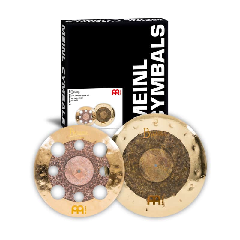 Meinl B1618DU Byzance Dual Crash Cymbal Set - Cymbal Set image 1