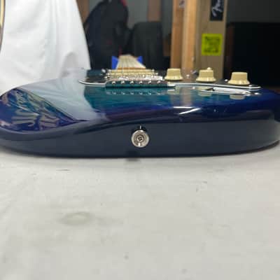 Fender Limited Edition Player Stratocaster HSS Plus Top Electric Guitar MIM - Made in Mexico - Blue Burst image 18