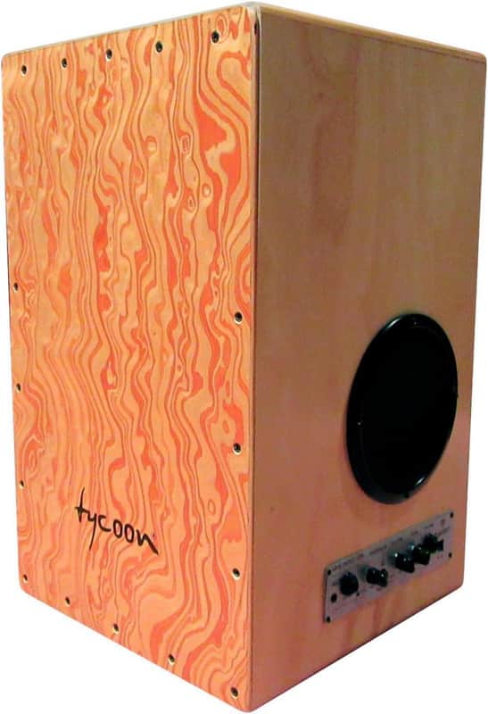 Tycoon 29 Series Electric Gigbox Practice Cajon Drum w/ Guitar Amp image 1