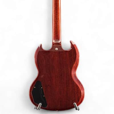 Gibson Custom 1961 Les Paul SG Standard Reissue Stop-Bar VOS Cherry Red image 10