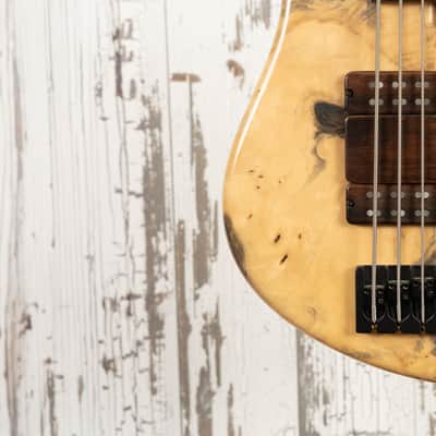 Manghini M3 6-String Bass - Buckeye Burl Top image 11