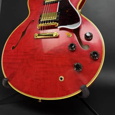 Gibson Custom Limited Edition 1960 ES-355 Reissue Figured Light Aged - Sixties Cherry Gold Hardware image 4