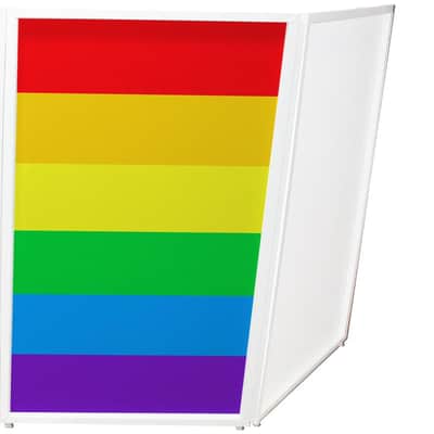 ProX XF-SRNBW Gay Pride LGBTQ Rainbow Design Facade Scrim Set of Two image 3