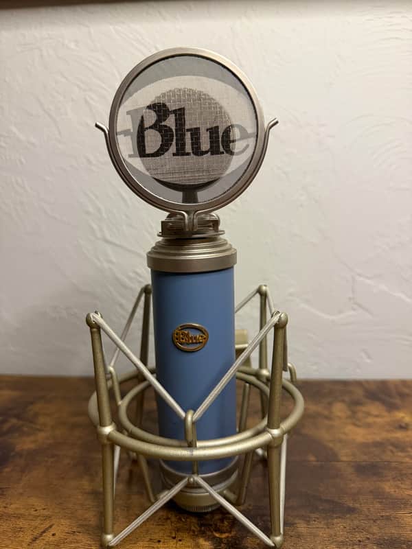 Blue Bluebird Large Diaphragm Cardioid Condenser Microphone 2010s - Blue image 1